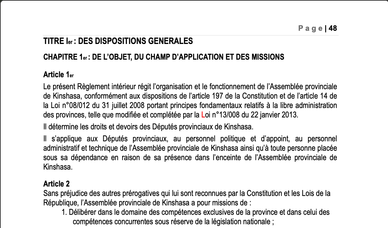 Réglément Intérieur de l APK